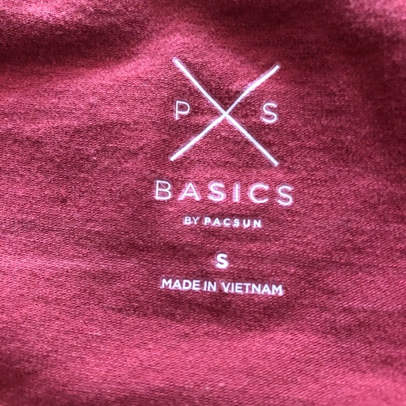 Red pacsun small cris cross top - Picture 2 of 2